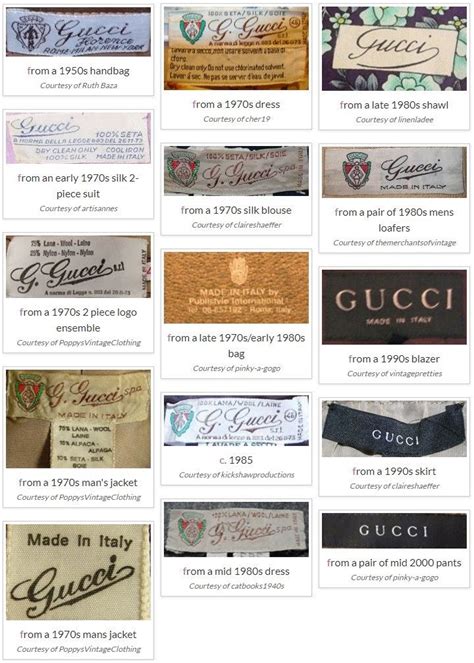 real gucci shirt tags|vintage gucci bag authentication.